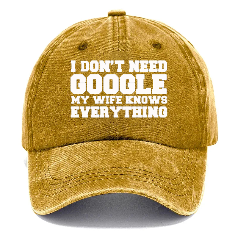 “I Don’t Need Google—My Wife Knows Everything”  For the Guy Who’s Got the Best “Search Engine” at Home