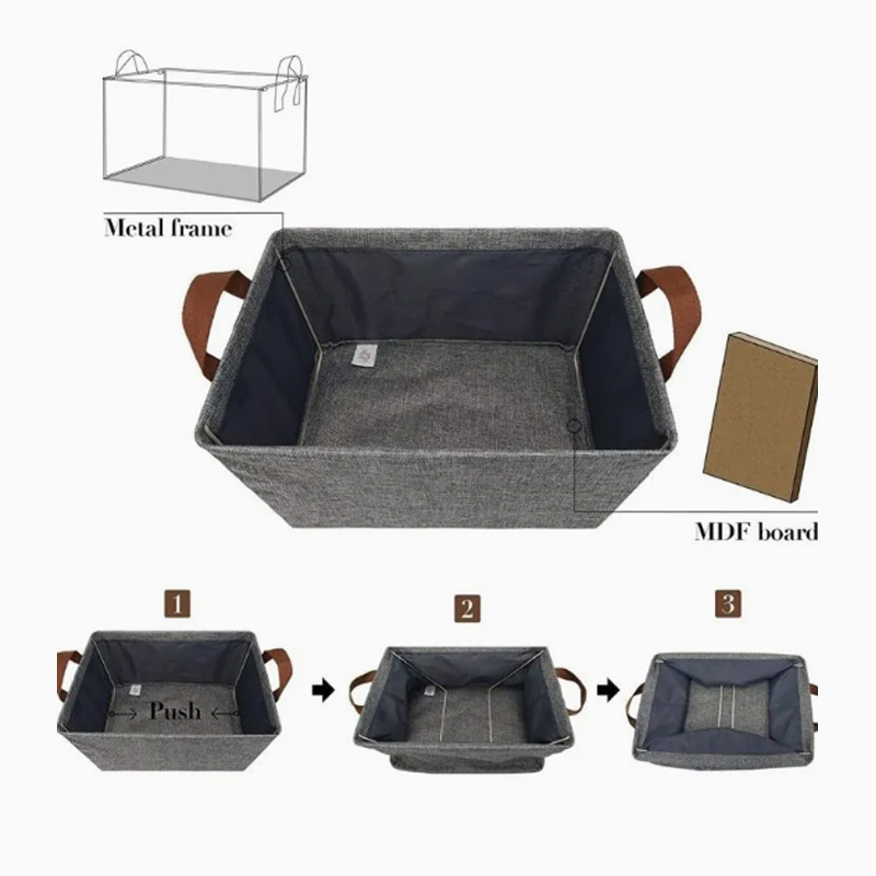 Closet Storage Box foldable clothes storage clothes box organizer Stronger load-bearing clothes storage organizer