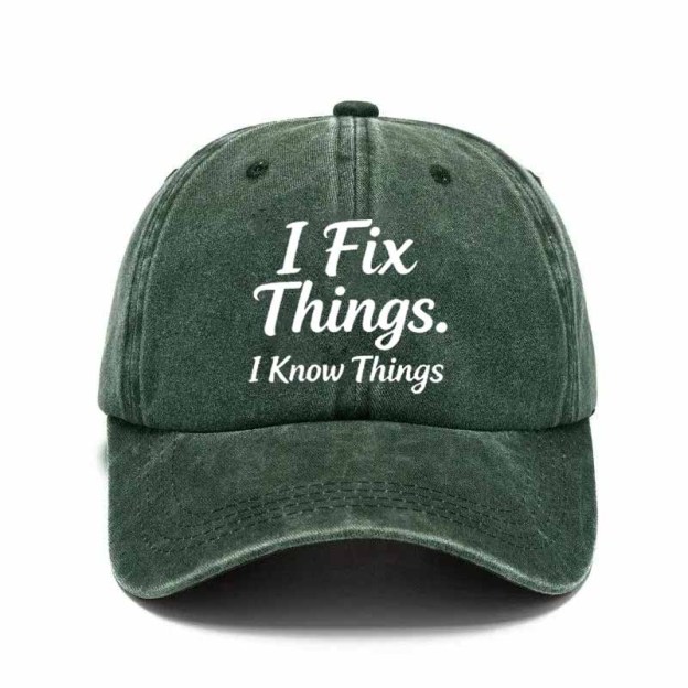 2026NEW 50% Off - I Fix Stuff & Know Things – The Cap for Problem-Solvers 🔧