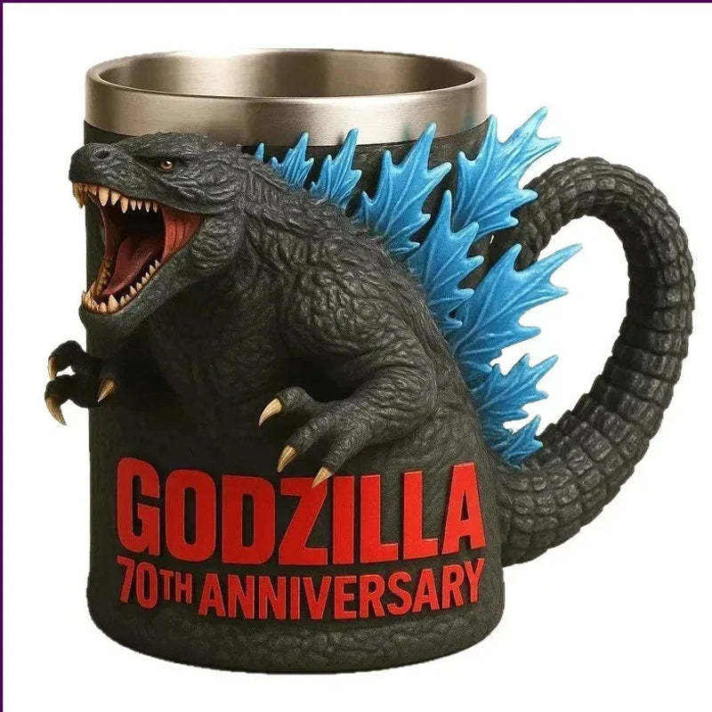😊New Godzilla 70th Anniversary 3D Mug Beer Mug or Coffee Mug Best Gifts