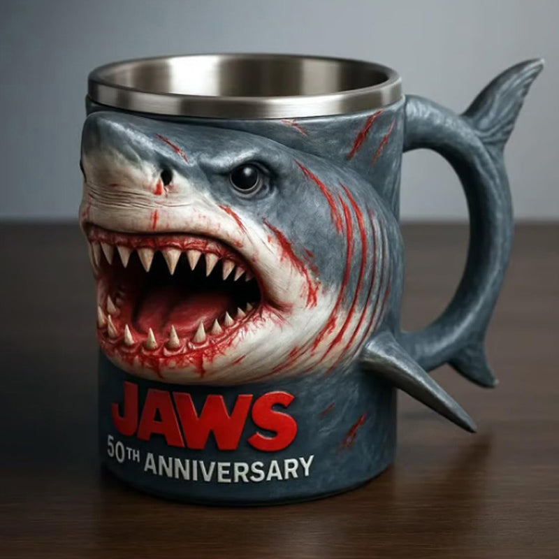 😊Jaws 50th Anniversary 3D mug