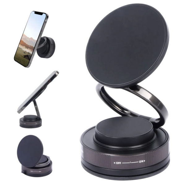 Mechrig Magsafe Suction Cup Magnetic 360° Rotation Ultra Stable Phone Holder