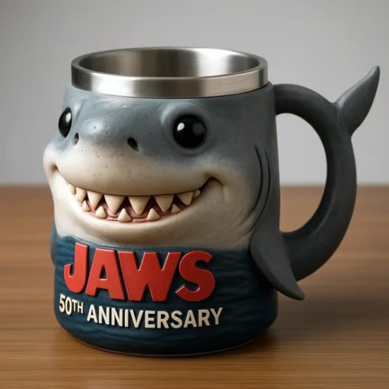 😊Jaws 50th Anniversary 3D mug