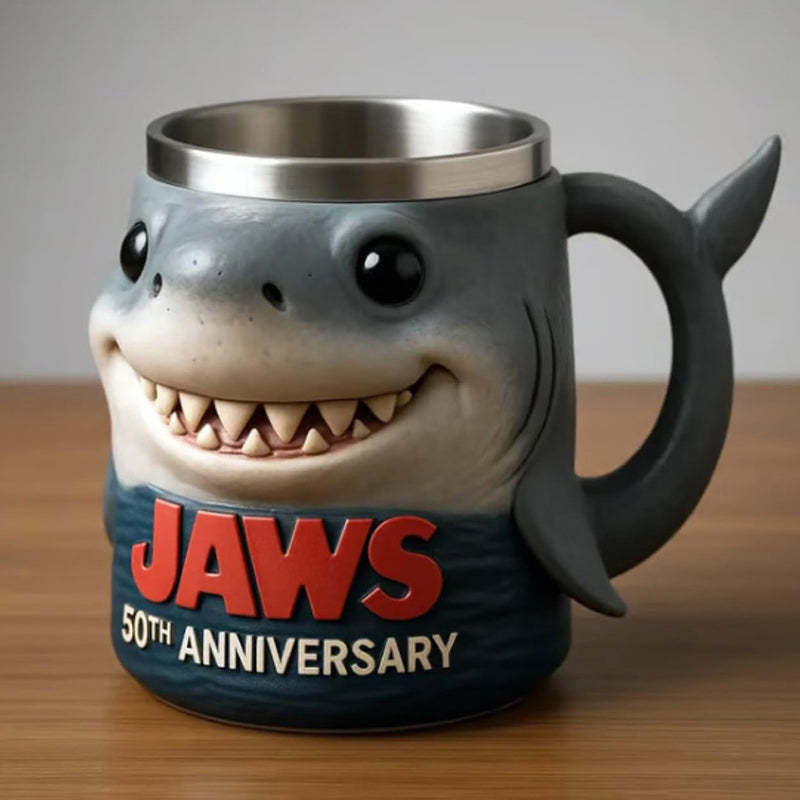 😊Jaws 50th Anniversary 3D mug