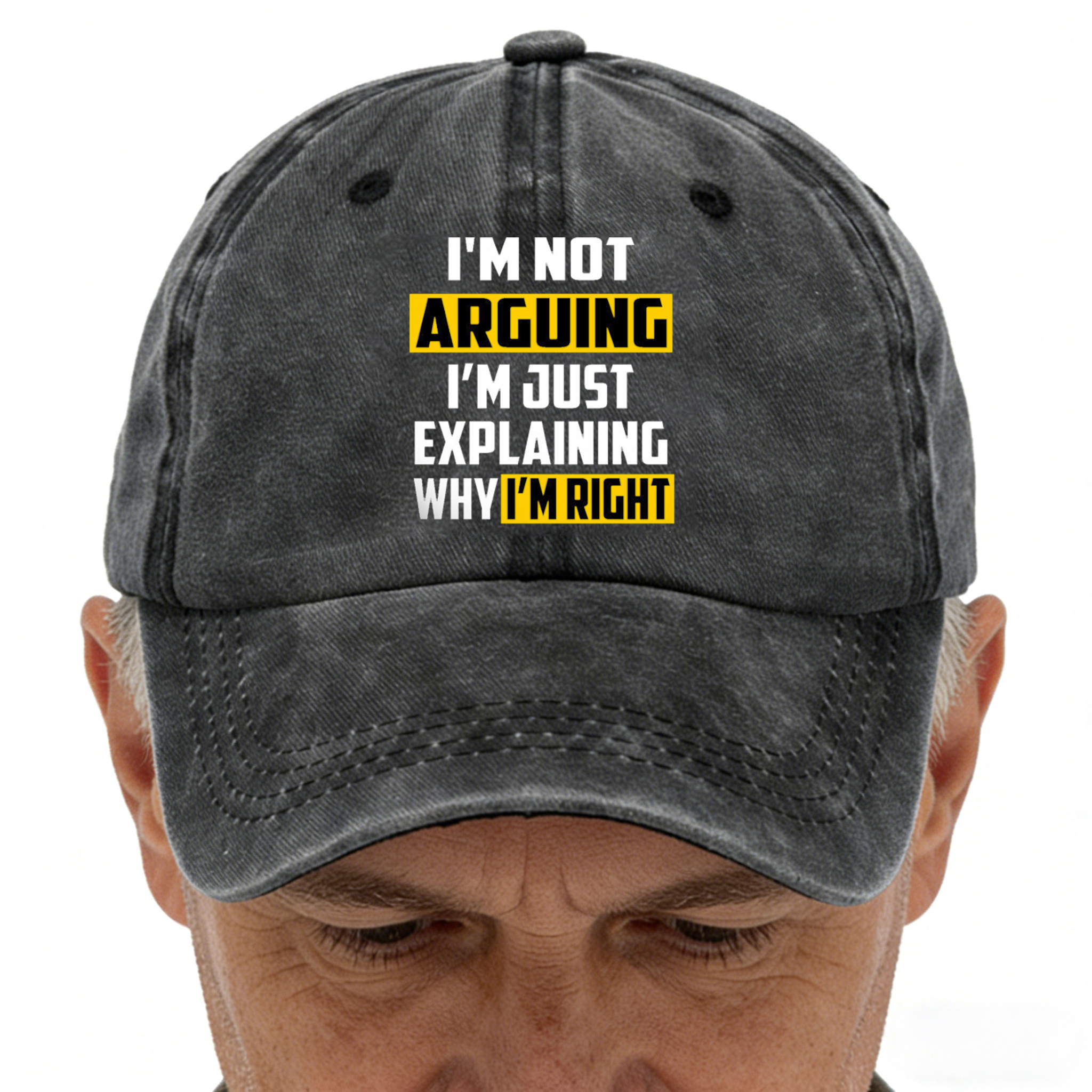 “I’m Not Arguing—I’m Just Explaining Why I’m Right” Hat: The Perfect Line for Every “Polite” Debate