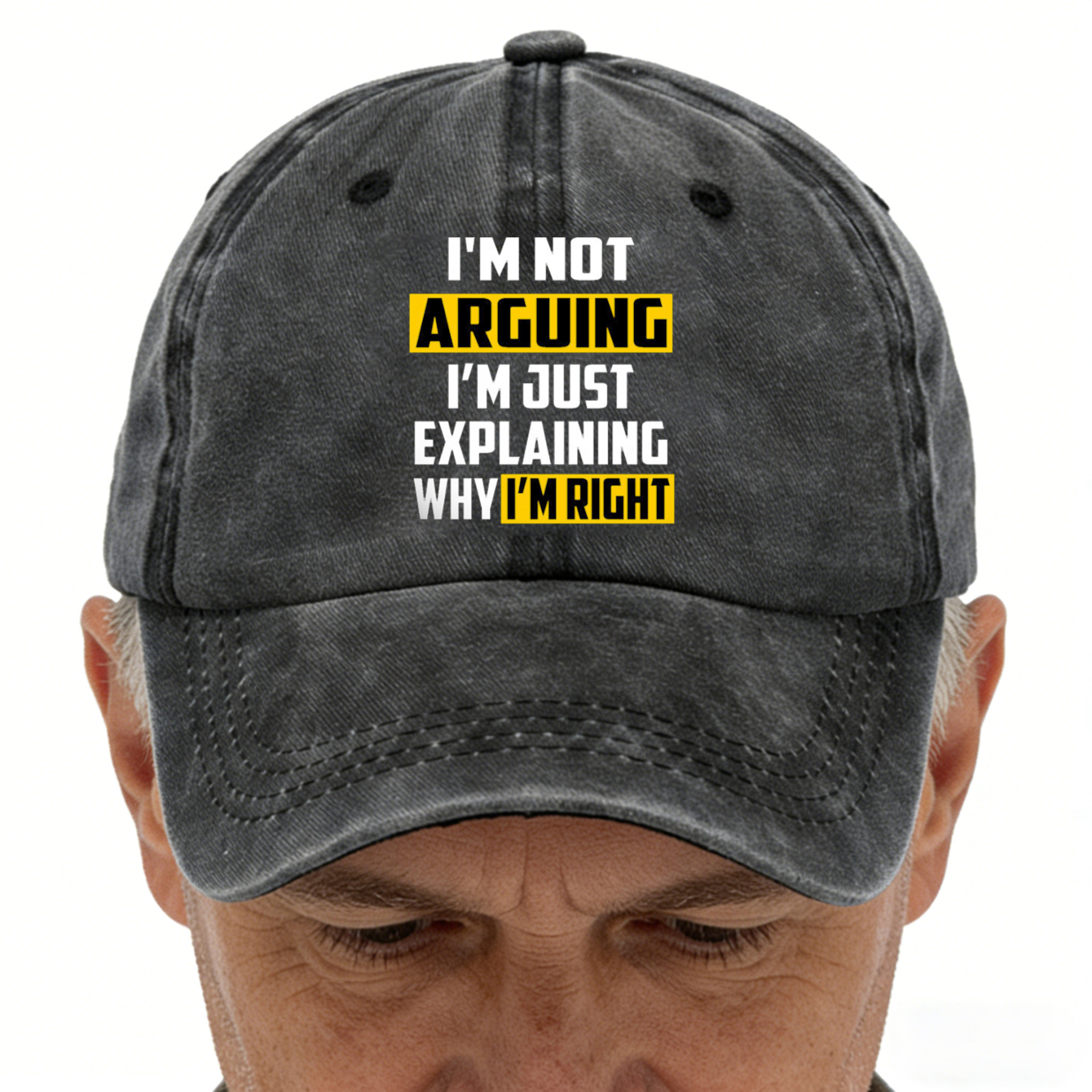 “I’m Not Arguing—I’m Just Explaining Why I’m Right” Hat: The Perfect Line for Every “Polite” Debate