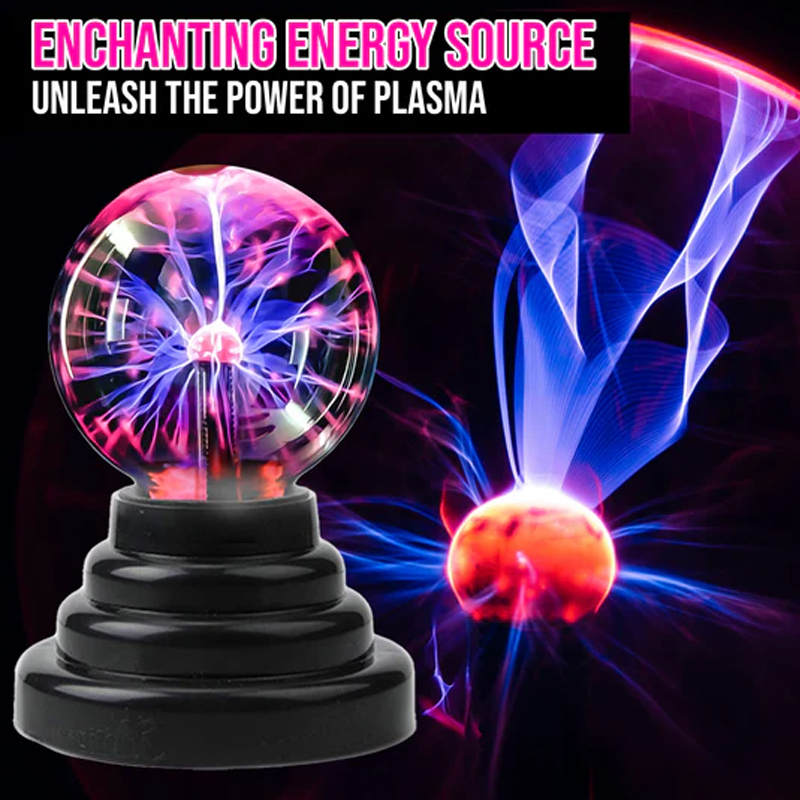 😊Plasma Lamp | 3 inch Brewish Touch Sensitive Nebula Globe Magical Toy