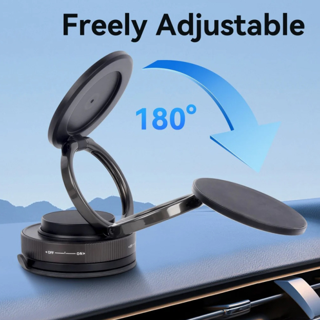 Mechrig Magsafe Suction Cup Magnetic 360° Rotation Ultra Stable Phone Holder