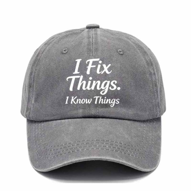 2026NEW 50% Off - I Fix Stuff & Know Things – The Cap for Problem-Solvers 🔧