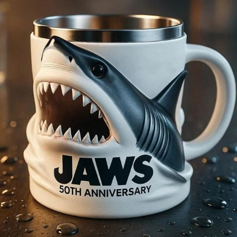 😊Jaws 50th Anniversary 3D mug