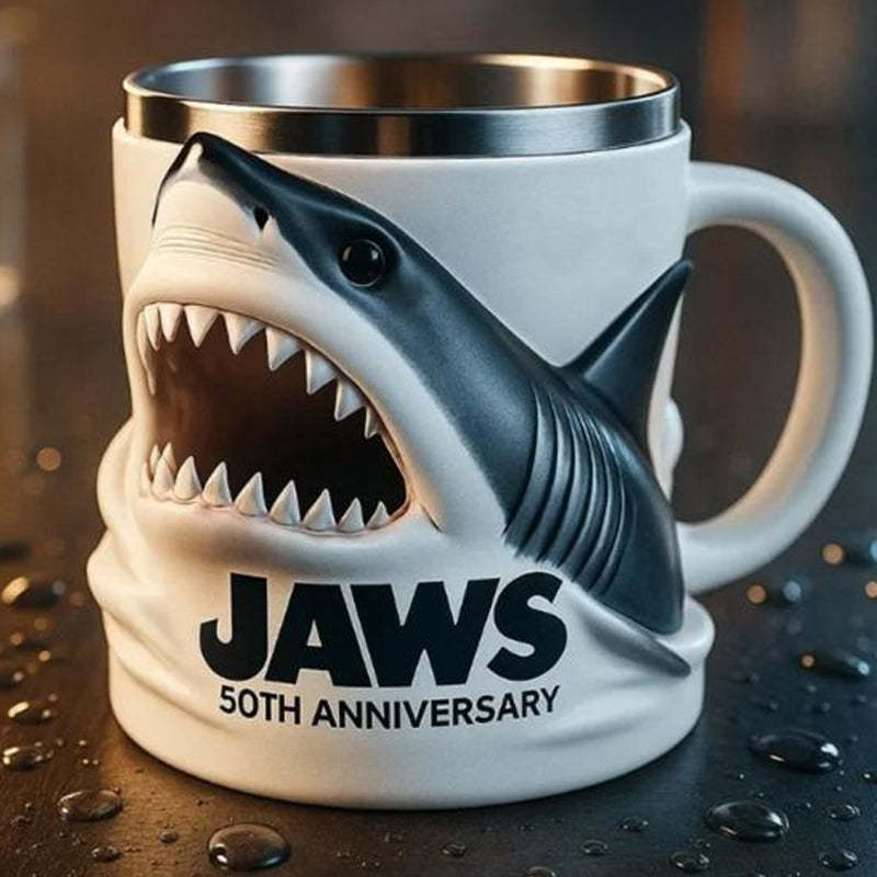 😊Jaws 50th Anniversary 3D mug