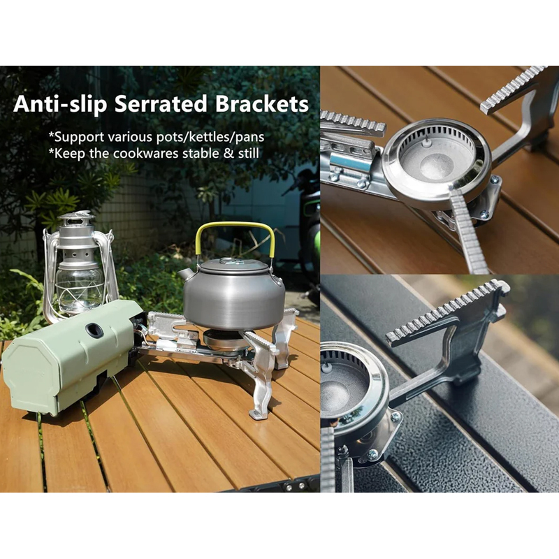 Foldable Camping Butane Stove with Storage Bag suitable for Picnic, Backpacking Hiking, Adventure, Home Travel, Outdoor Patio, RV Trip