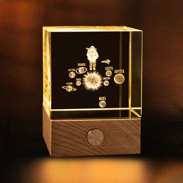 😊🎅🔥Last day of the sale! 3D Planet Crystal decorate🪐