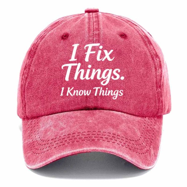 2026NEW 50% Off - I Fix Stuff & Know Things – The Cap for Problem-Solvers 🔧