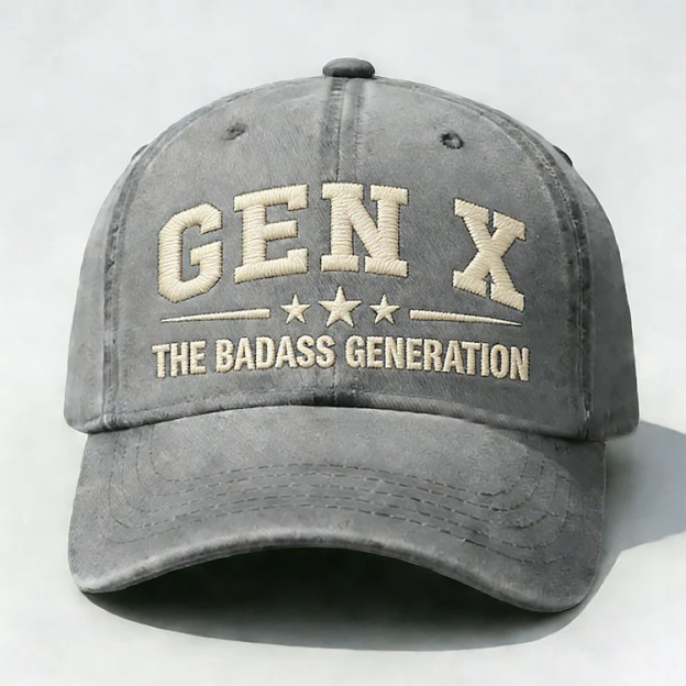 Gen X The Badass Generation Embroidery Cap