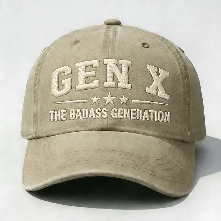 Gen X The Badass Generation Embroidery Cap