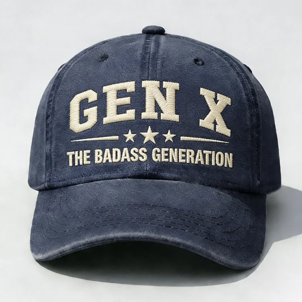Gen X The Badass Generation Embroidery Cap