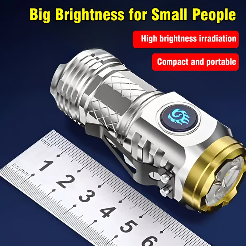 🔥LAST DAY PROMOTION 49% OFF 🔥 - Three-eyed Monster Mini Flash Super Power Flashlight