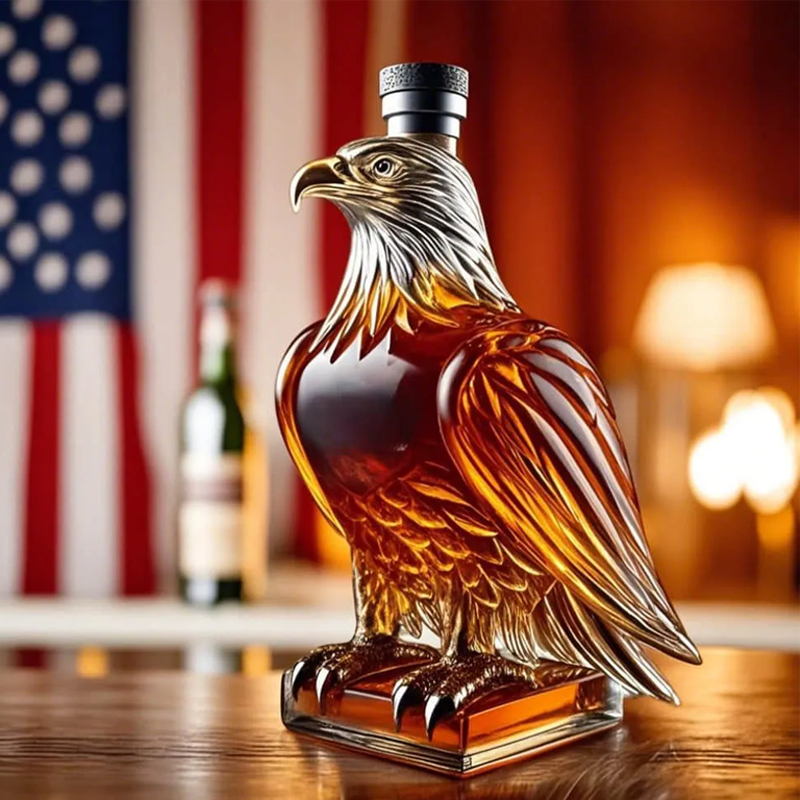 Don't Miss Out! Celebrate America's 250 Years of Spirit and Heritage with the Limited-Edition Eagle Whisky Bottle!