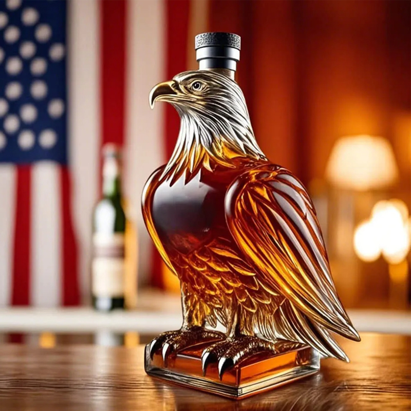 Don't Miss Out! Celebrate America's 250 Years of Spirit and Heritage with the Limited-Edition Eagle Whisky Bottle!