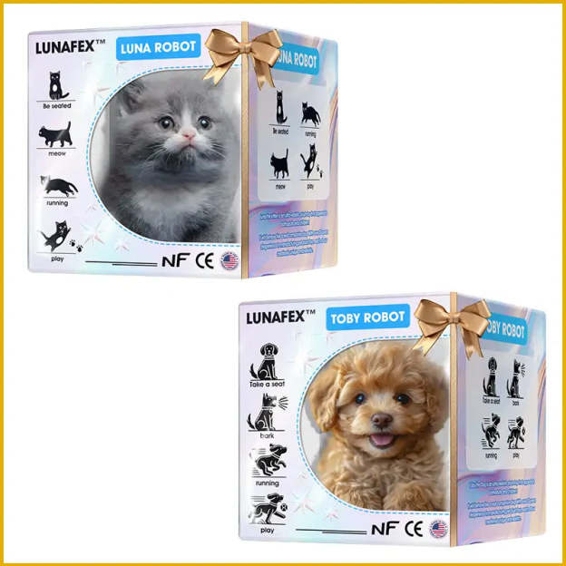 【LunaFex® Official Store】LUNA the Robot Cat 😺 & TOBY the Robot Dog 🐶 – The Perfect Pet Duo for Kids & Families – Last Chance for Discount!