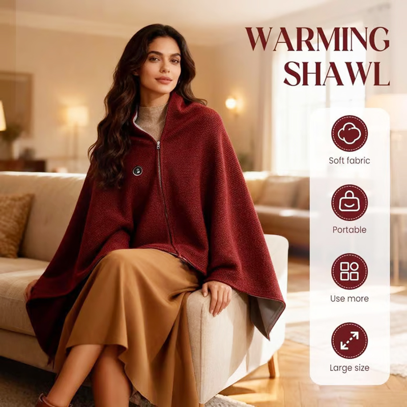🎄🔥Premium Heated Shawl Blanket