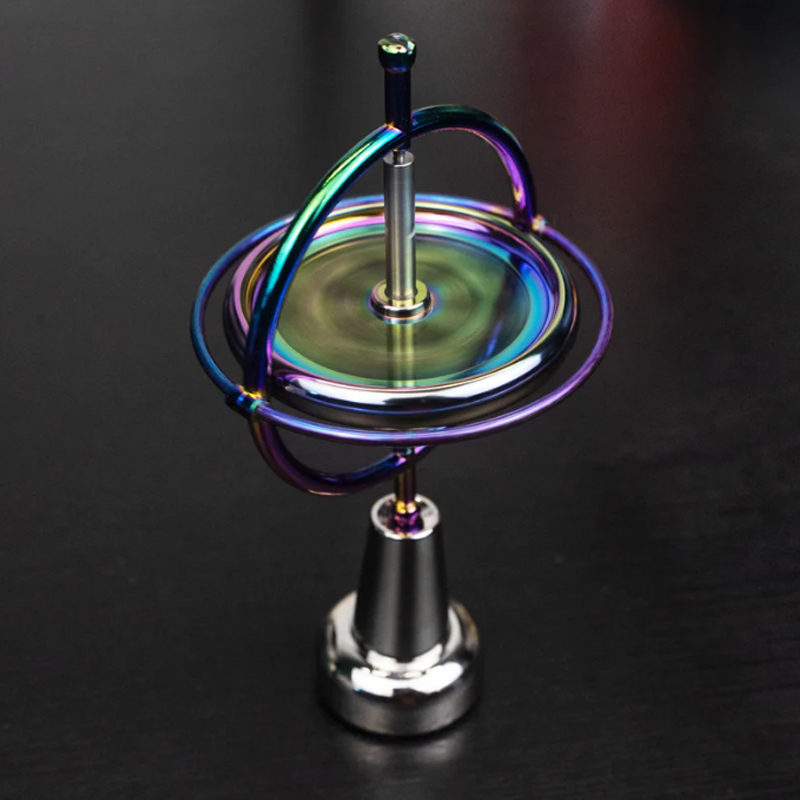 DjuiinoStar Pricision Gyroscope, Kill Time Desk Toy, Anti-Gravity Balance Toy, Science with Fun