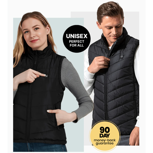 [UNISEX PERFECTFOR ALL]Stay Toasty This Season with Your Solana Gear Heated Vest