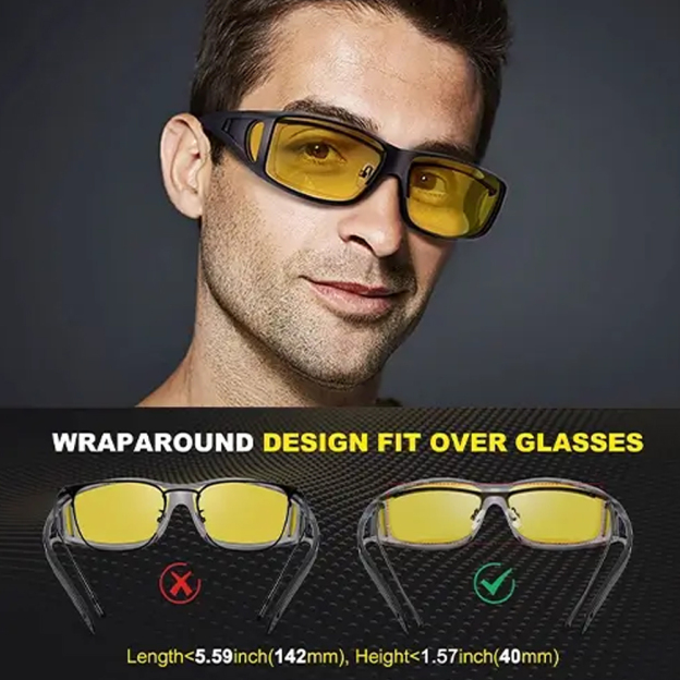 Stay Safe While Driving At Night with Anti-Glare Eyewear!