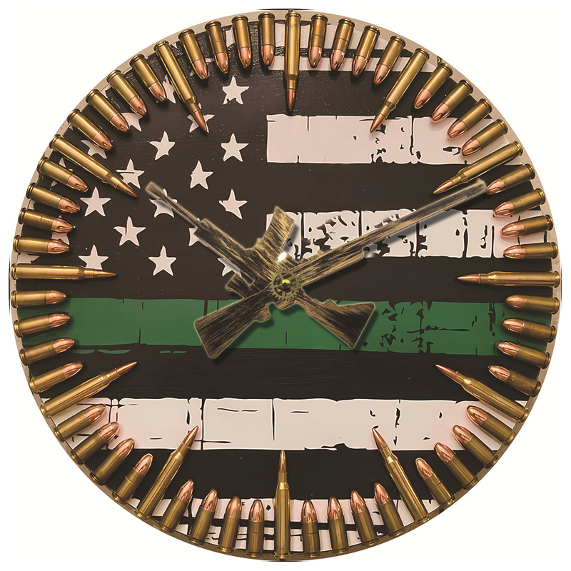 Hot Sale 60% OFF🔥Handmade Patriotic American Flag Clock🎁