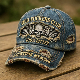 🎄New Year 50% OFF❤️Old Fuckers Club-Vintage Baseball Cap🎁