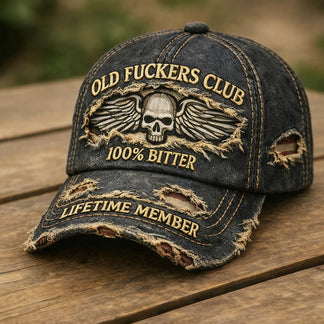 🎄New Year 50% OFF❤️Old Fuckers Club-Vintage Baseball Cap🎁