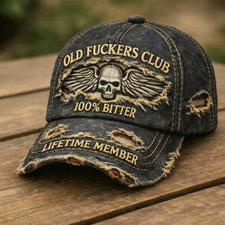 🎄New Year 50% OFF❤️Old Fuckers Club-Vintage Baseball Cap🎁