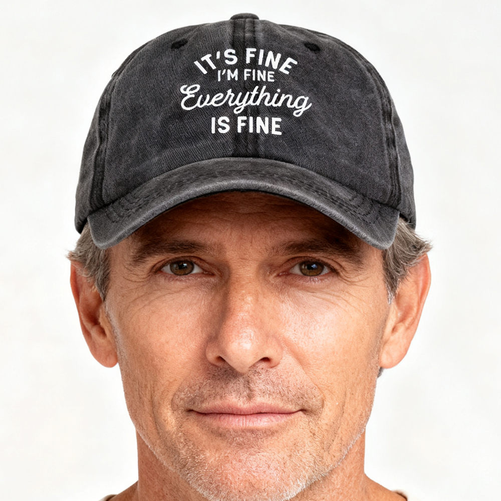 This Cap: Your “I’m Totally Handling It” Vibe Shield 😶‍🌫️