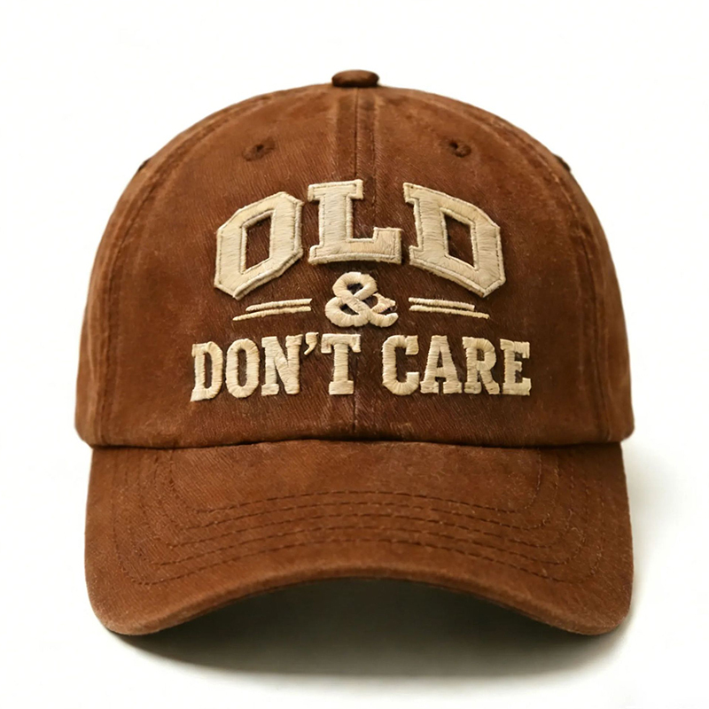 🧢 2026 New Year Hot Sale | Vintage Distressed “OLD & DON’T CARE” Cap