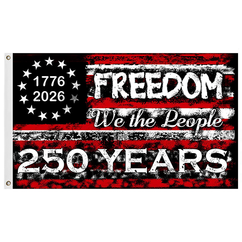 250th Anniversary USA Flag, 1776-2026 Commemorative America Flag 250 Years Decor with Patriotic Eagle