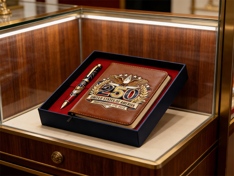 250th U.S. Anniversary Pen & Notebook Set