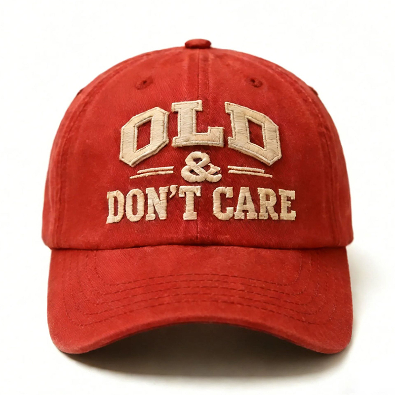 🧢 2026 New Year Hot Sale | Vintage Distressed “OLD & DON’T CARE” Cap