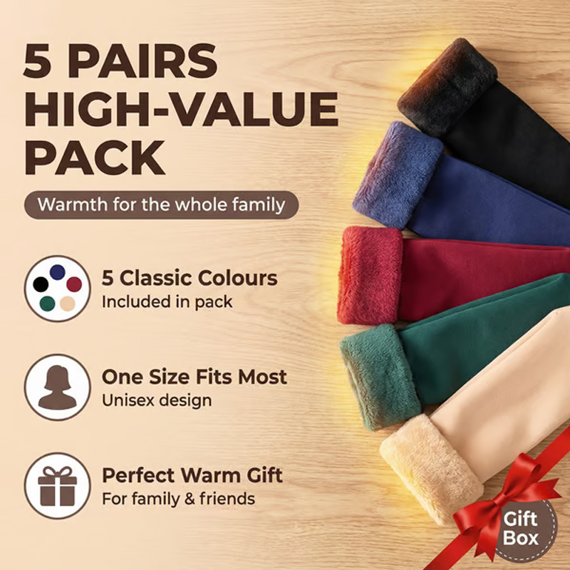 🔥Super Plush Thermal Socks Fleece-Lined Deep Comfort
