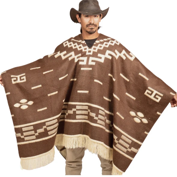 Men Can’t Get Enough of This Cozy Wool Poncho