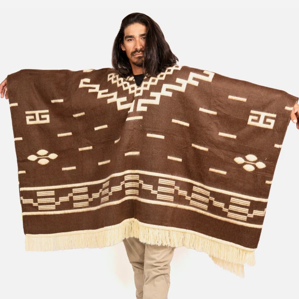 Men Can’t Get Enough of This Cozy Wool Poncho
