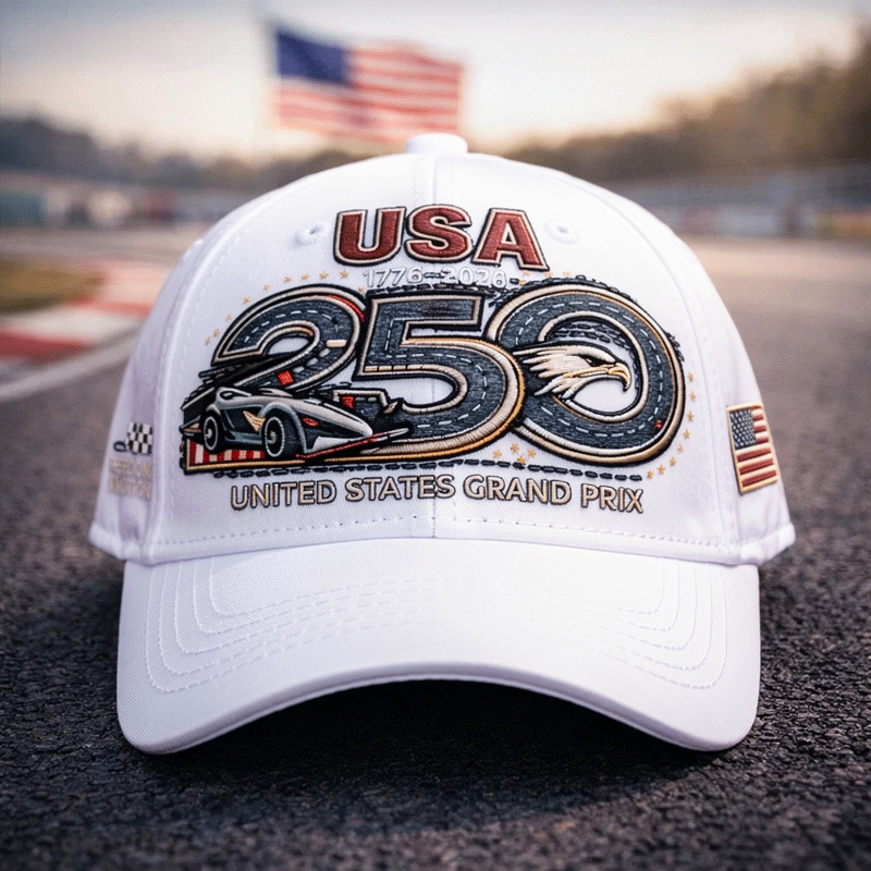 🏎️American 250th Anniversary Grand Prix Baseball Cap