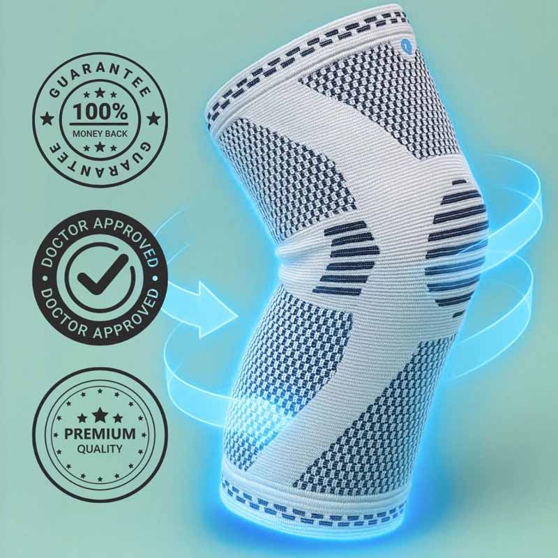 Skip the Surgery: This Compression Sleeve Supports and Rebuilds Knee Health Naturally