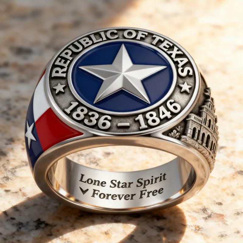 Republic of Texas Heritage Ring