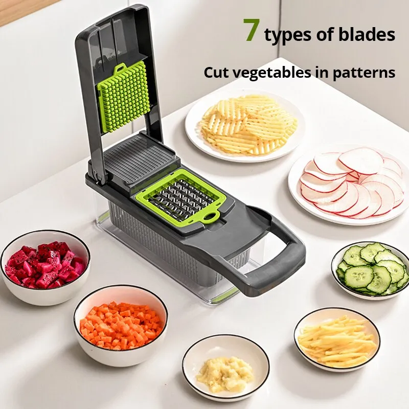 【Hot Sell 50%OFF】12 in 1 Multifunctional Vegetable Cutter