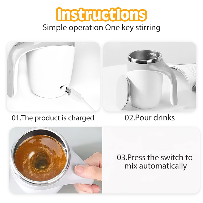 50%Off - Say Goodbye To Clumps & Cold Sips! The Mug That Mixes Your Drink For You