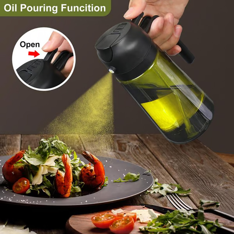 🎁💕2 in 1 Glass Oil Sprayer & Dispenser🔥