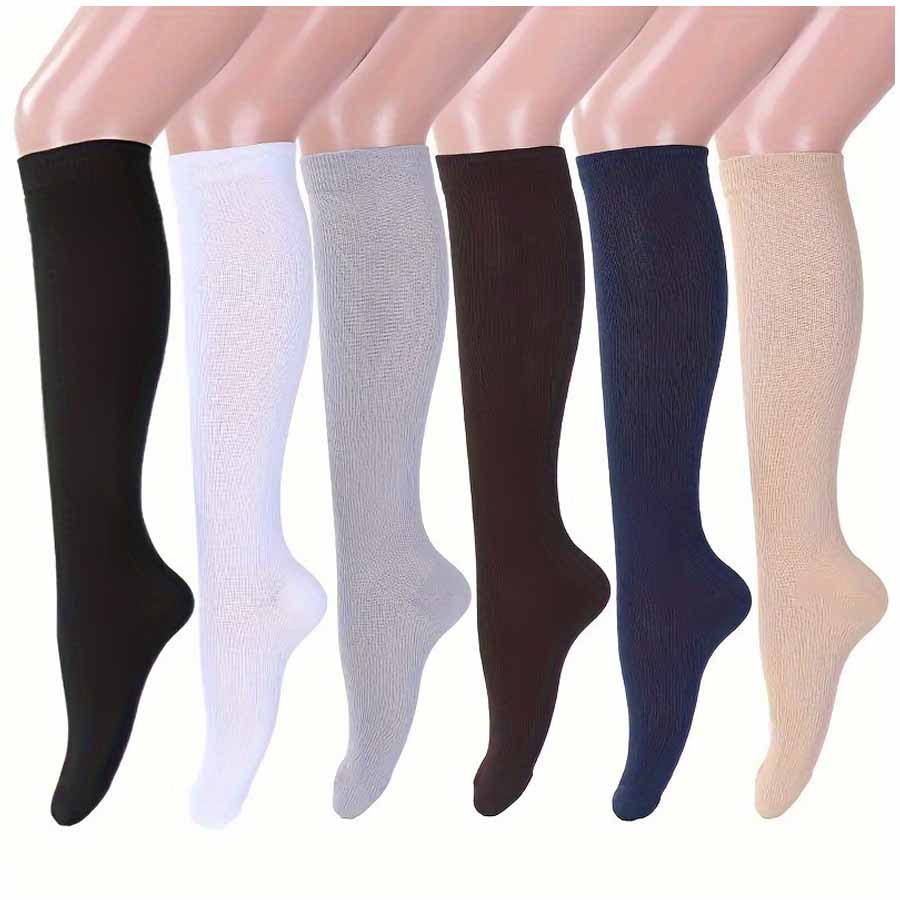Vinous Compression Elastic Zipper Stockings