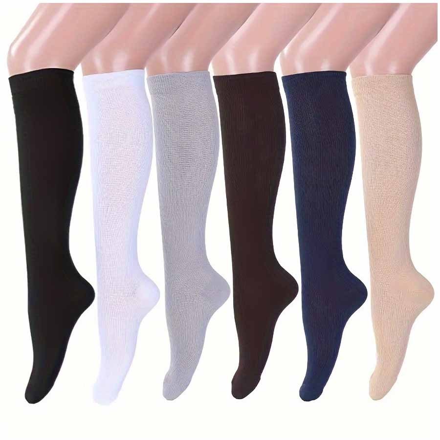 Vinous Compression Elastic Zipper Stockings