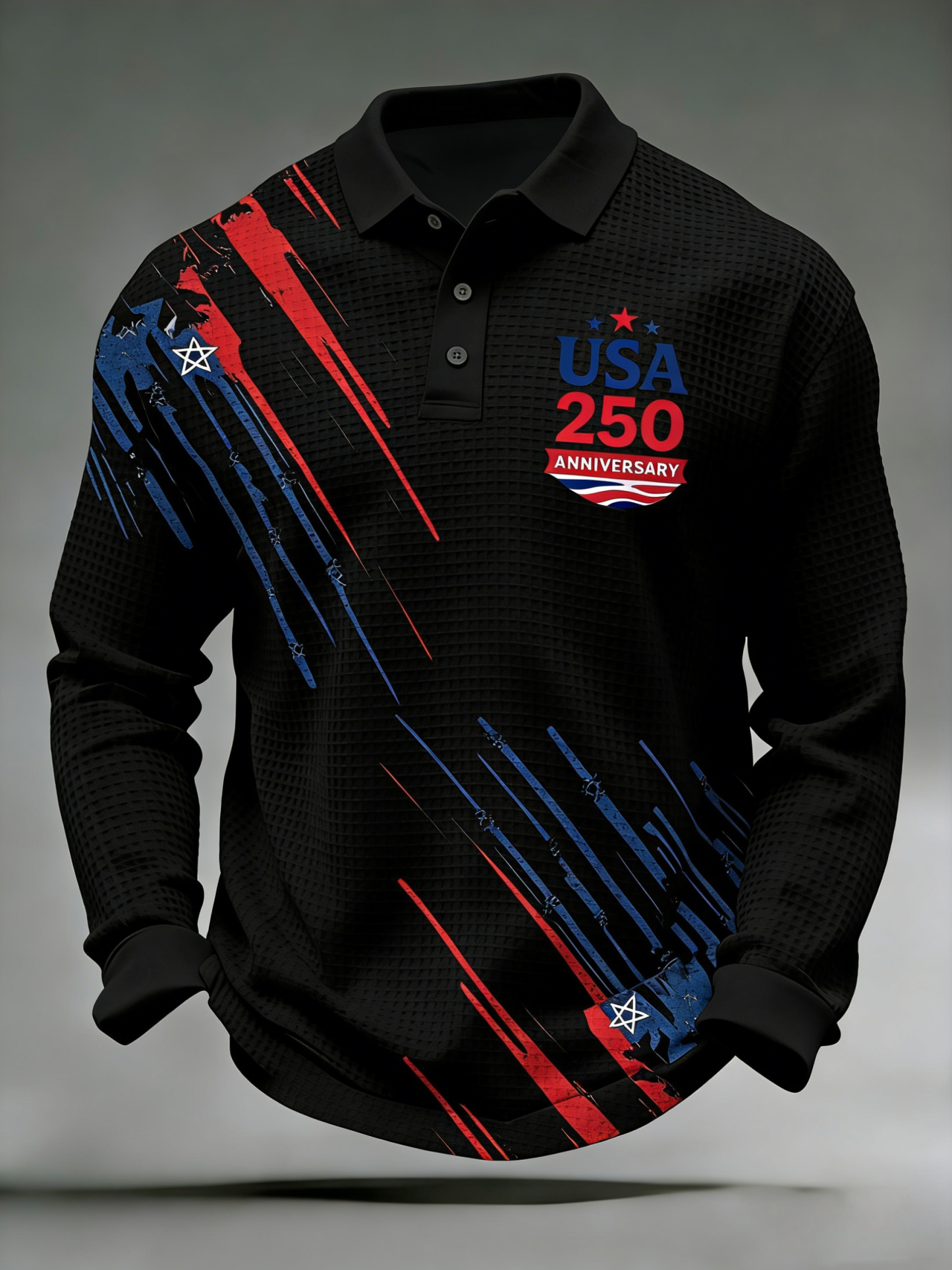 Men's 250th Anniversary Printed Casual Polo Shirt